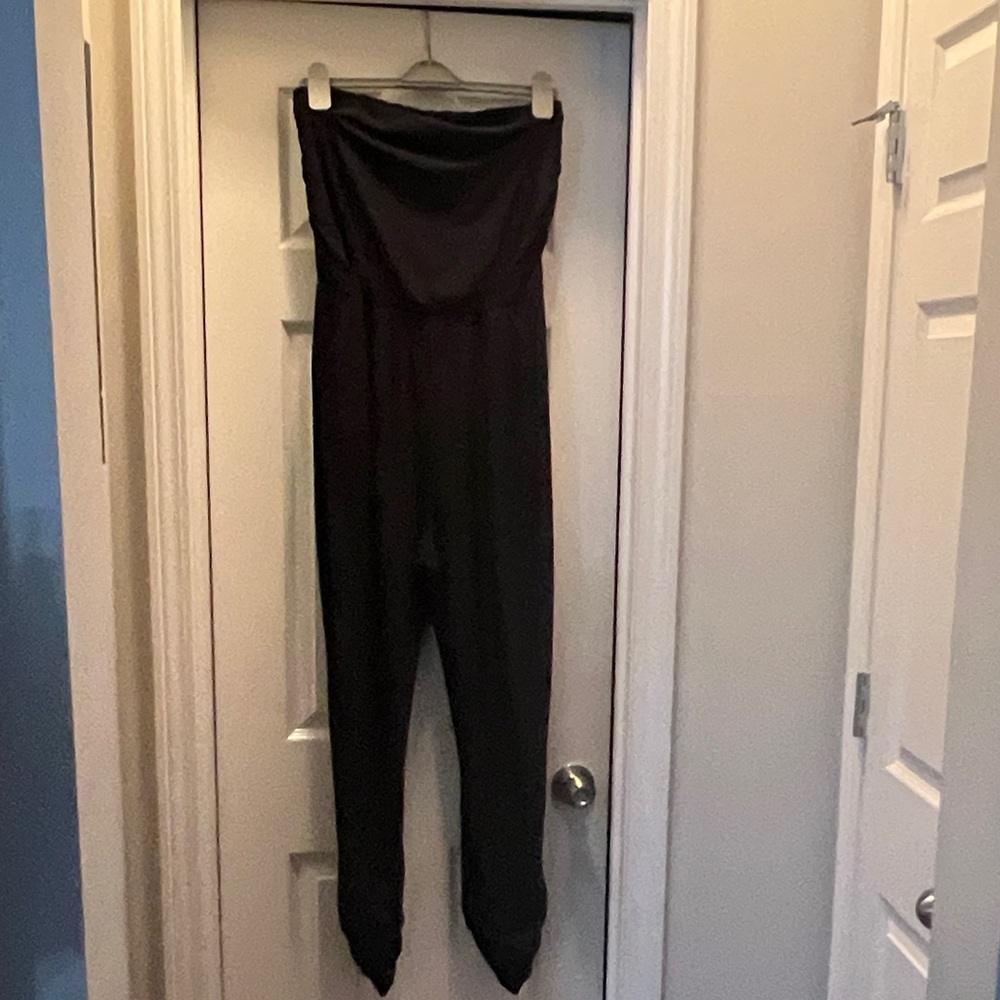 Derek Heart Strapless Jumpsuit